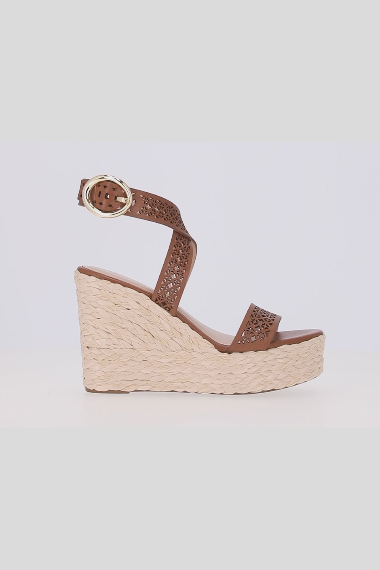 Sandalia Anabela Ankle Strap LDL 60440006