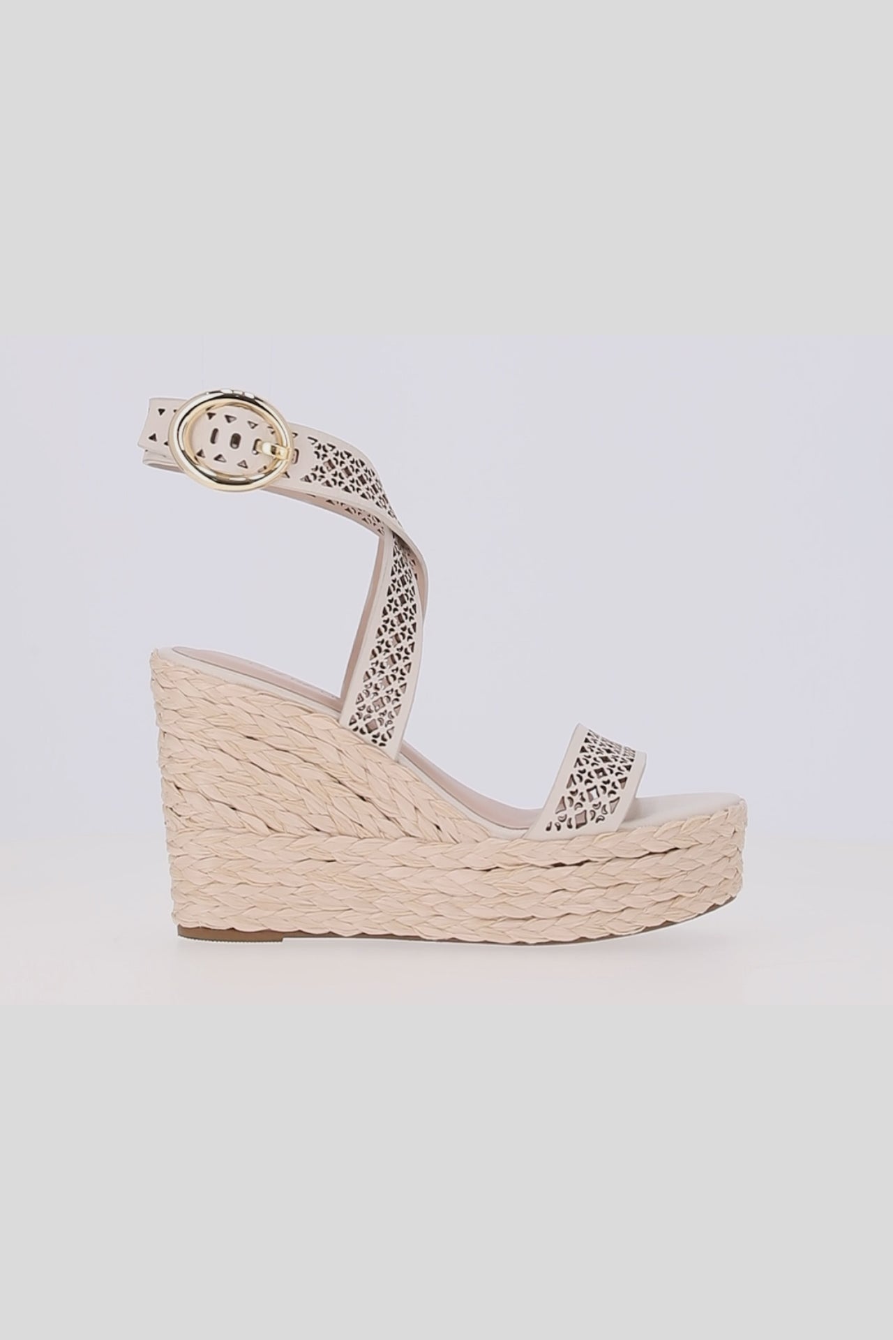 Sandalia Anabela Ankle Strap LDL 60440006