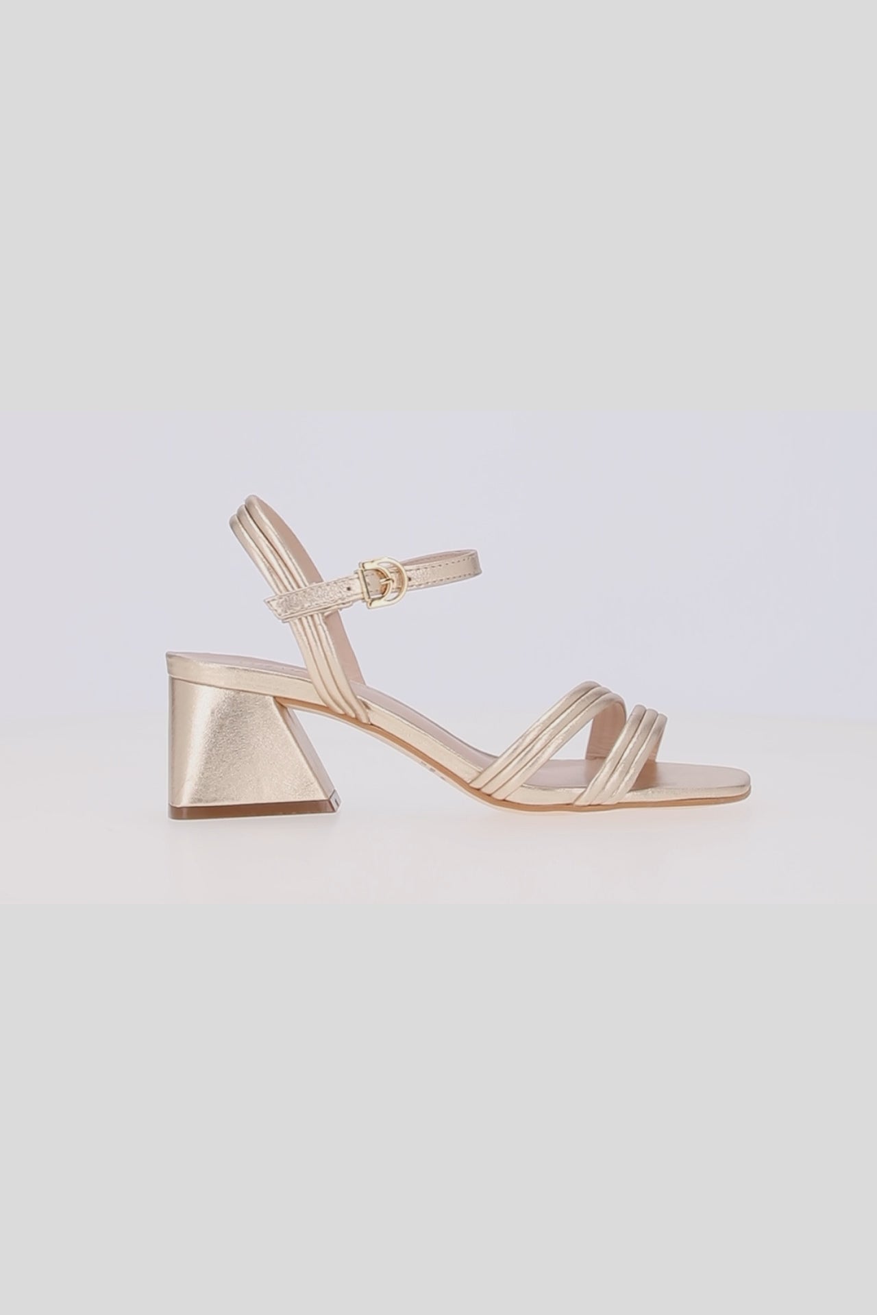 Sandalia Ankle Strap Mid Block LDL 60160020